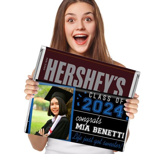 Graduation Candy Personalized 5lb Hershey's Chocolate Bar (5lb Bar)