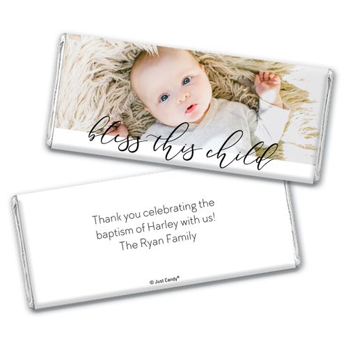 Personalized Religious Little Darling Blessings Chocolate Bar Wrappers Only