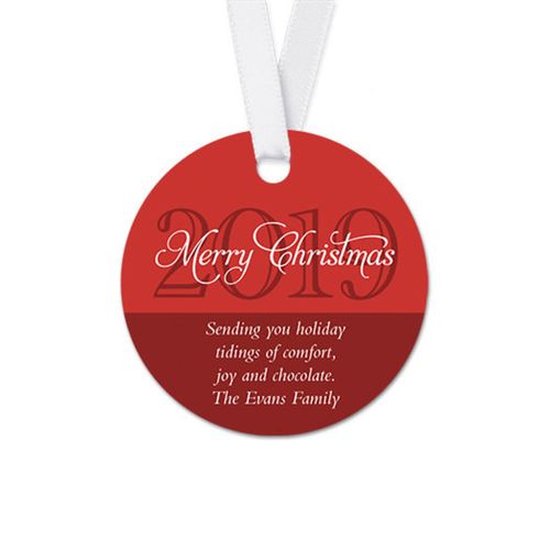 Personalized Christmas Year Round Favor Gift Tags (20 Pack)