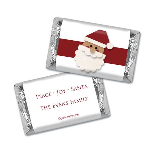 Cut Out Santa Christmas Personalized Miniature Wrappers