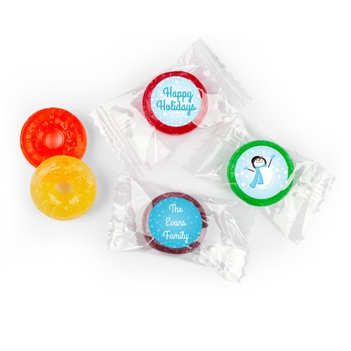 Frosty Personalized Christmas LIFE SAVERS 5 Flavor Hard Candy Assembled