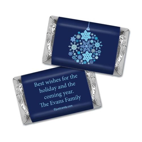 Snowflake Ornament Christmas Personalized Miniature Wrappers