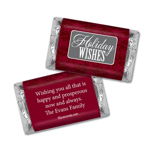 Joy and Prosperity Christmas Personalized Miniature Wrappers