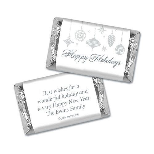 Sweet Silver Ornaments Christmas Personalized Miniature Wrappers