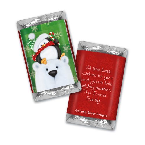 Polar Party Christmas MINIATURES Candy Personalized Assembled