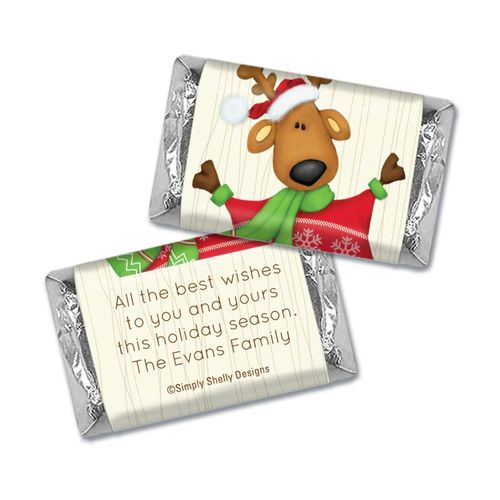 Reindeer Games Christmas Personalized Miniature Wrappers