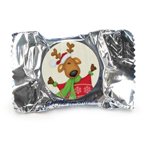 Personalized York Peppermint Patties - Christmas Jolly Reindeer