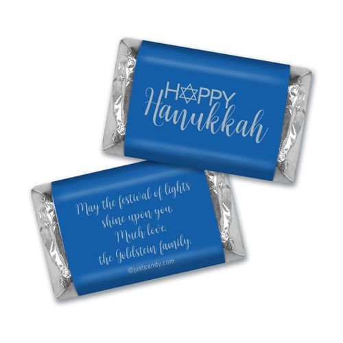 Blue Hanukkah MINIATURES Candy Personalized Assembled
