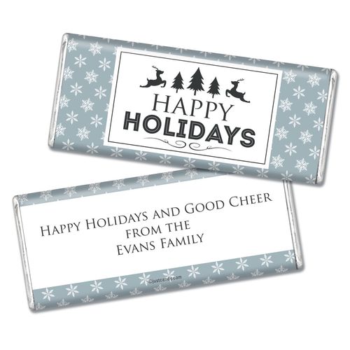 Personalized Christmas Chocolate Bar & Wrapper