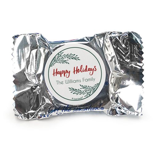 Personalized Christmas Geometric Holiday York Peppermint Patties
