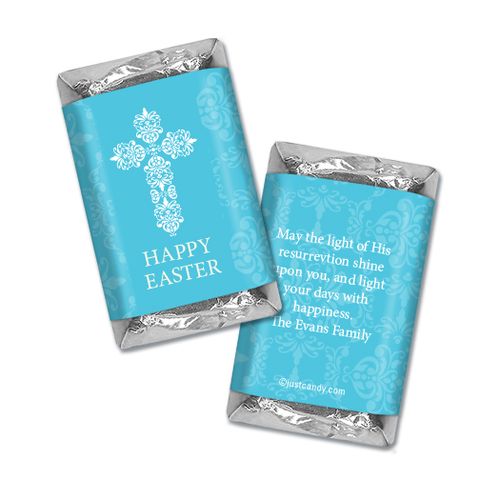 Personalized Easter Blue Cross Hershey's Miniatures