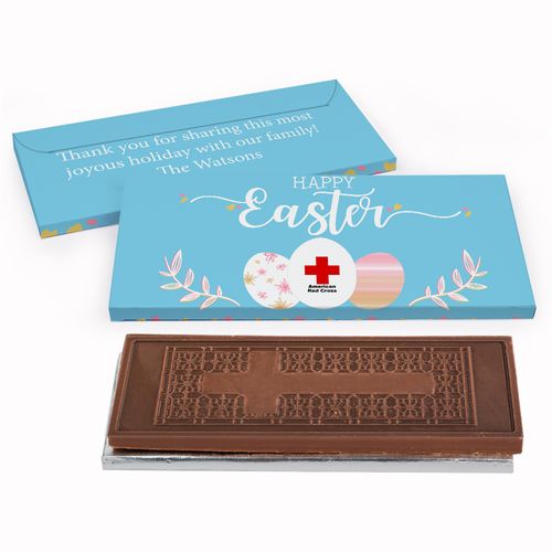 Deluxe Personalized Add Your Logo Easter Chocolate Bar in Gift Box
