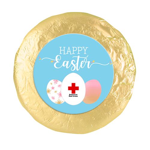 Personalized 1.25" Stickers - Easter Egg Add Your Logo (48 Stickers)