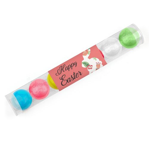 Easter Floral Bunny Gumball Tube