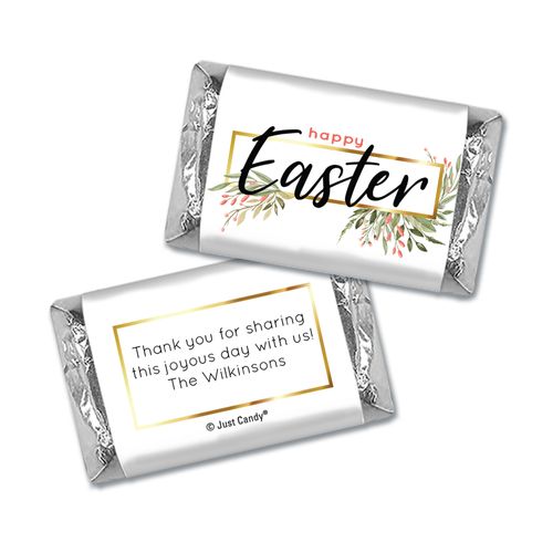 Personalized Easter Flowers Hershey's Miniatures