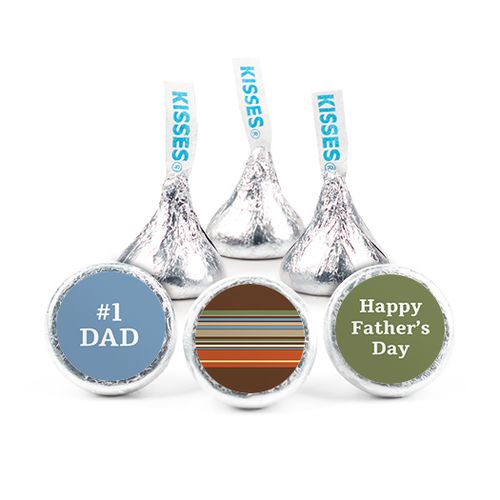 Personalized Father's Day Stripes Hershey's Kisses
