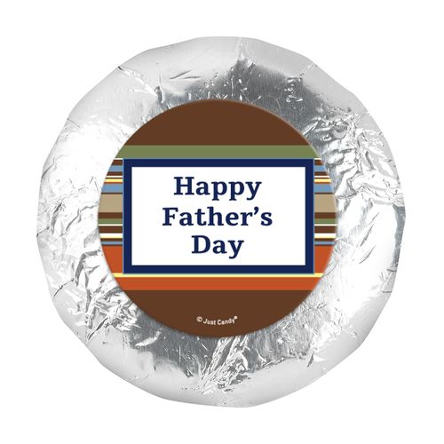 Father's Day Stripe Pattern 1.25" Stickers (48 Stickers)