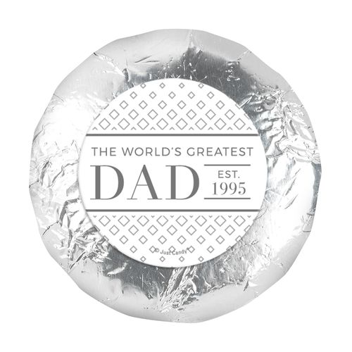 Personalized Classic Dad Father's Day 1.25" Stickers (48 Stickers)