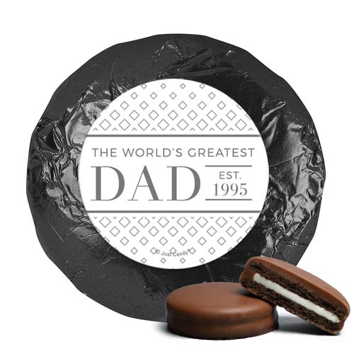 Personalized Classic Dad Father's Day Milk Chocolate Covered Oreos