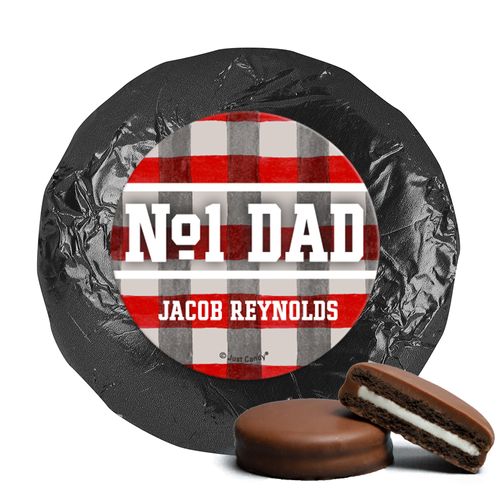 Personalized Football Dad Father's Day Milk Chocolate Covered Oreos