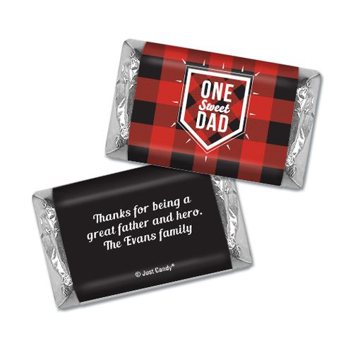 Personalized Hershey's Miniatures - Father's Day Red & Black