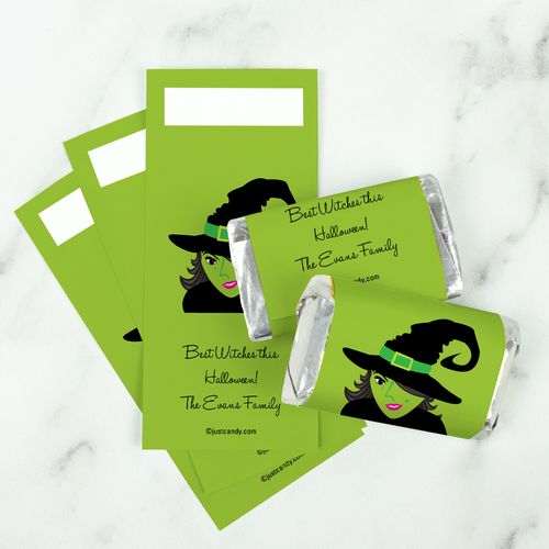 A Wicked Witch Halloween Personalized Miniature Wrappers