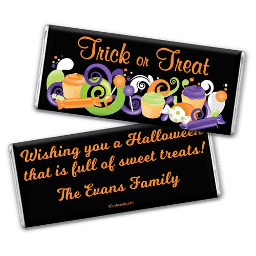 Sweet Spooky Treats Personalized Hershey's Bar Assembled