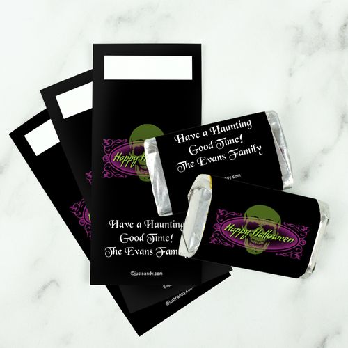 Evil Spectre Halloween Personalized Miniature Wrappers