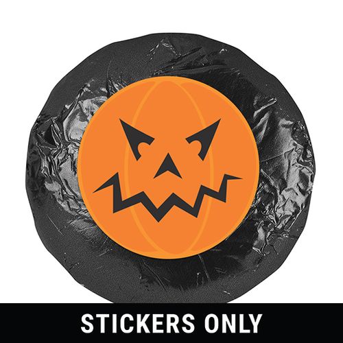 Halloween Personalized Stickers- Jack-O-Lantern (48 Stickers)