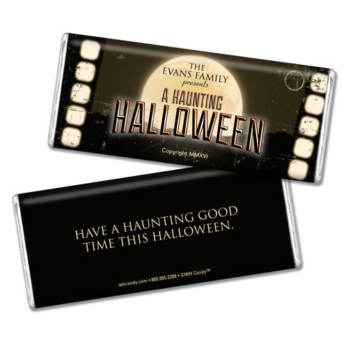 Halloween Personalized Chocolate Bar Spook Fest! Movie Madness