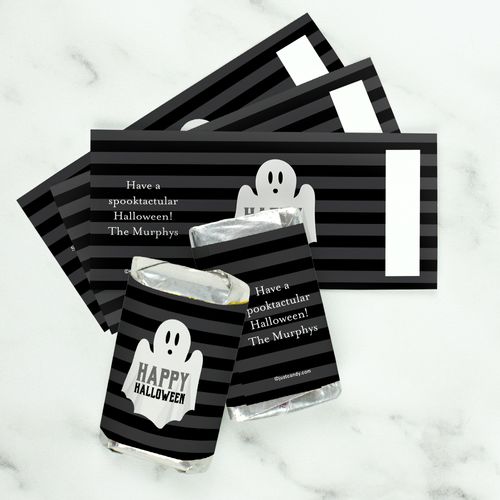 Personalized Halloween Ghouling Ghost Hershey's Miniatures Wrappers