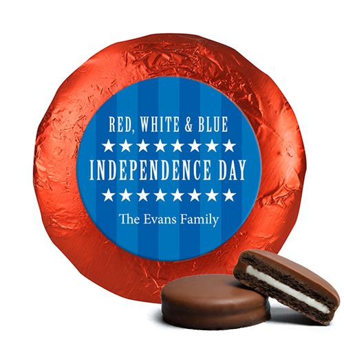 Personalized Patriotic Freedom Chocolate Covered Oreos