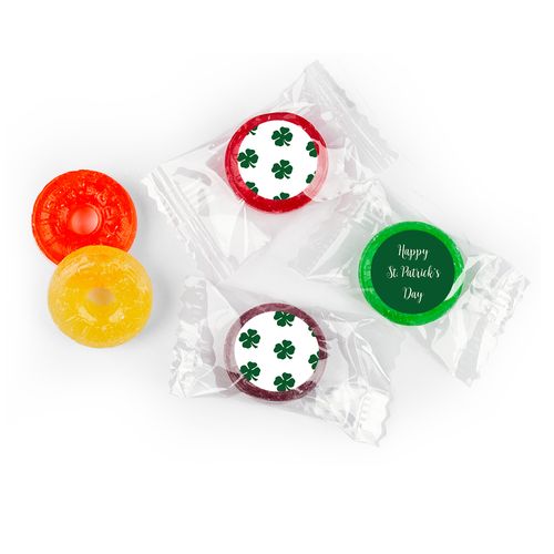 Personalized St. Patrick's Day Shamrocks LifeSavers 5 Flavor Hard Candy (300 Pack)