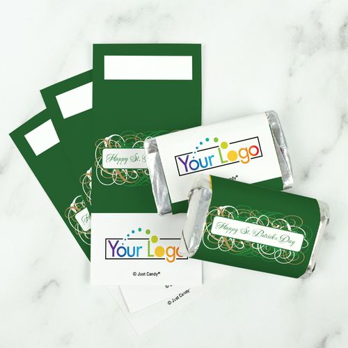 Personalized St. Patrick's Day Swirls Mini Wrappers