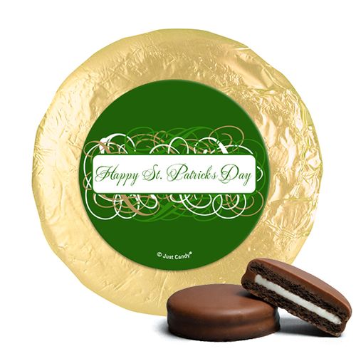 St. Patrick's Day Swirls Milk Chocolate Covered Oreos