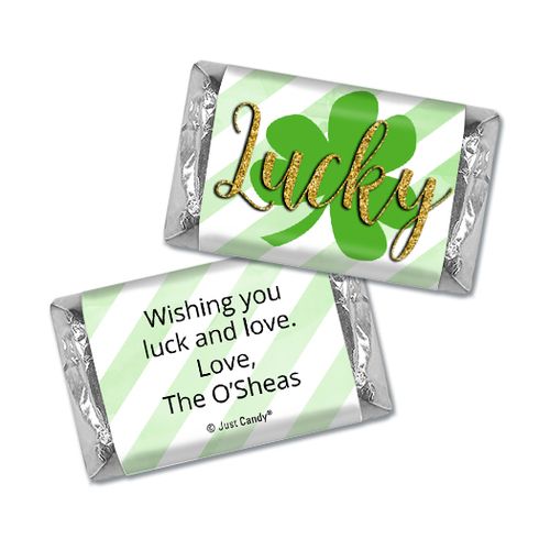 Personalized St. Patrick's Day Stripes Hershey's Miniatures