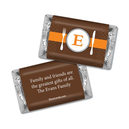 Thanksgiving Dinner Thanksgiving Personalized Miniature Wrappers