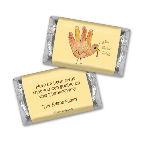 Gobble Gobble Thanksgiving MINIATURES Candy Personalized Assembled