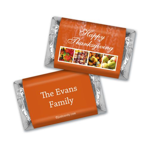 Thanksgiving Personalized HERSHEY'S MINIATURES Autumn Harvest