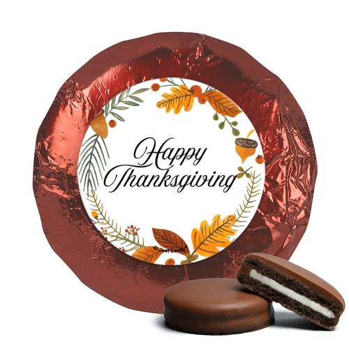Thanksgiving Festive Leaves Chocolate Covered Oreos