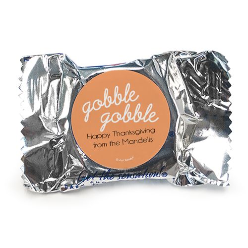 Personalized Thanksgiving Gobble Gobble York Peppermint Patties