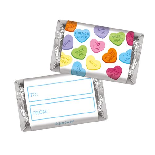 Valentine's Day Fill in the Blank Hershey's Miniatures Conversation Hearts