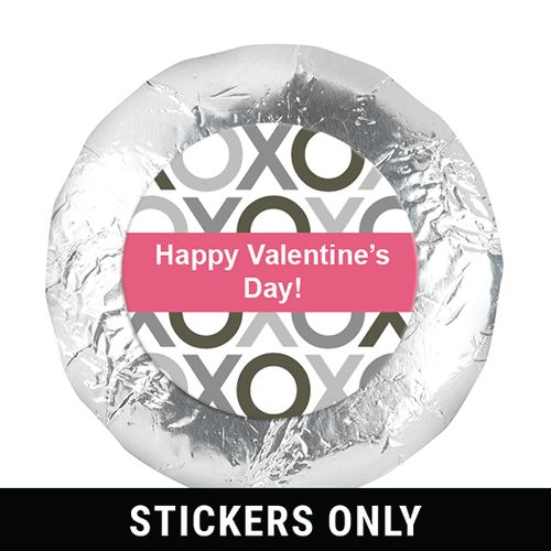 Valentine's Day XOXO 1.25" Stickers (48 Stickers)