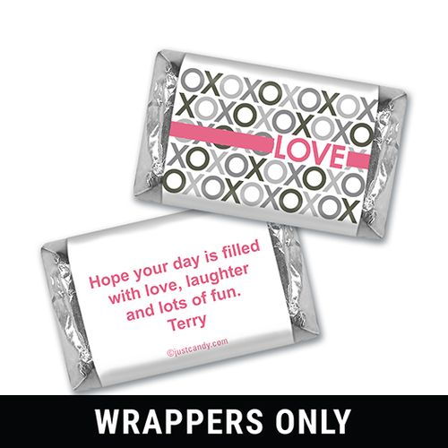 Pattern Heart Personalized Miniature Wrappers