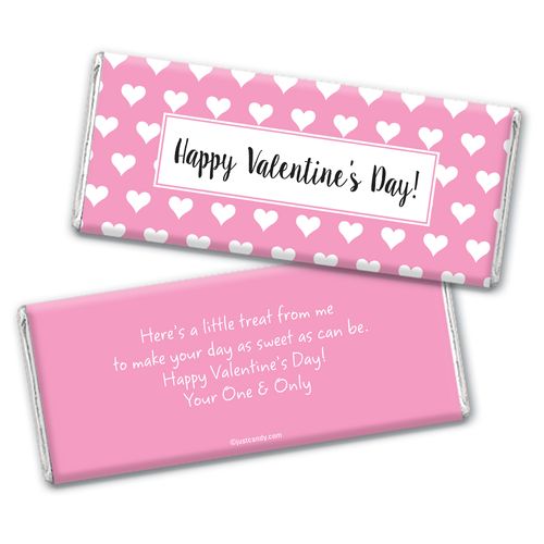 Hearts Parade Wrapper & Candy Bar Personalized Candy Bar - Wrapper Only