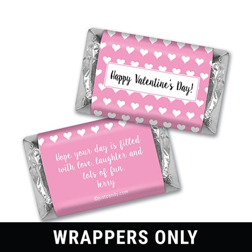 Hearts Parade Personalized Miniature Wrappers