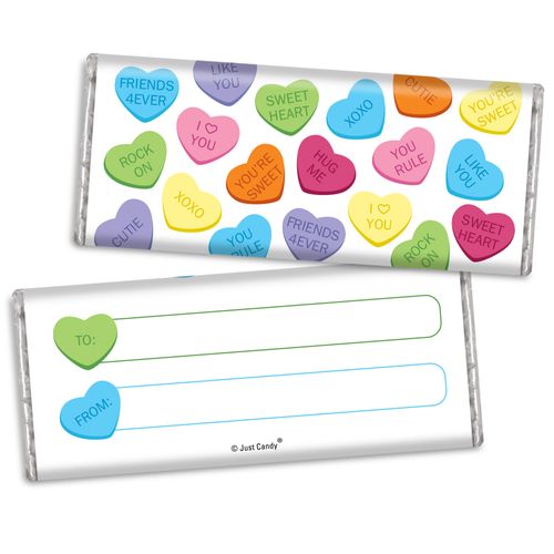Fill in the Blank Valentine's Day Messages Chocolate Bar & Wrapper
