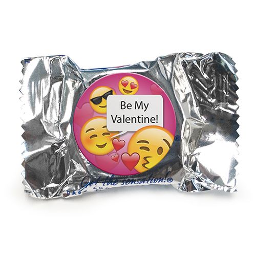 Personalized Valentine's Day Emoji York Peppermint Patties