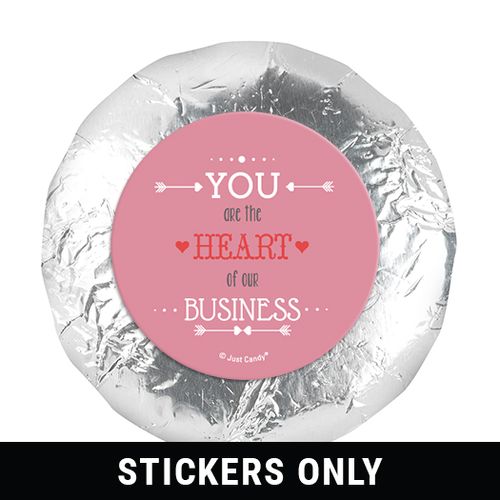 Valentine's Day Heart of Our Business 1.25" Stickers (48 Stickers)