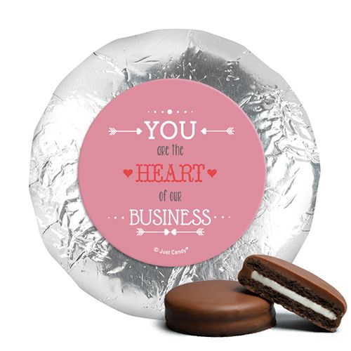 Valentine's Day Heart of Our Business Belgian Chocolate Covered Oreos (24 Pack)